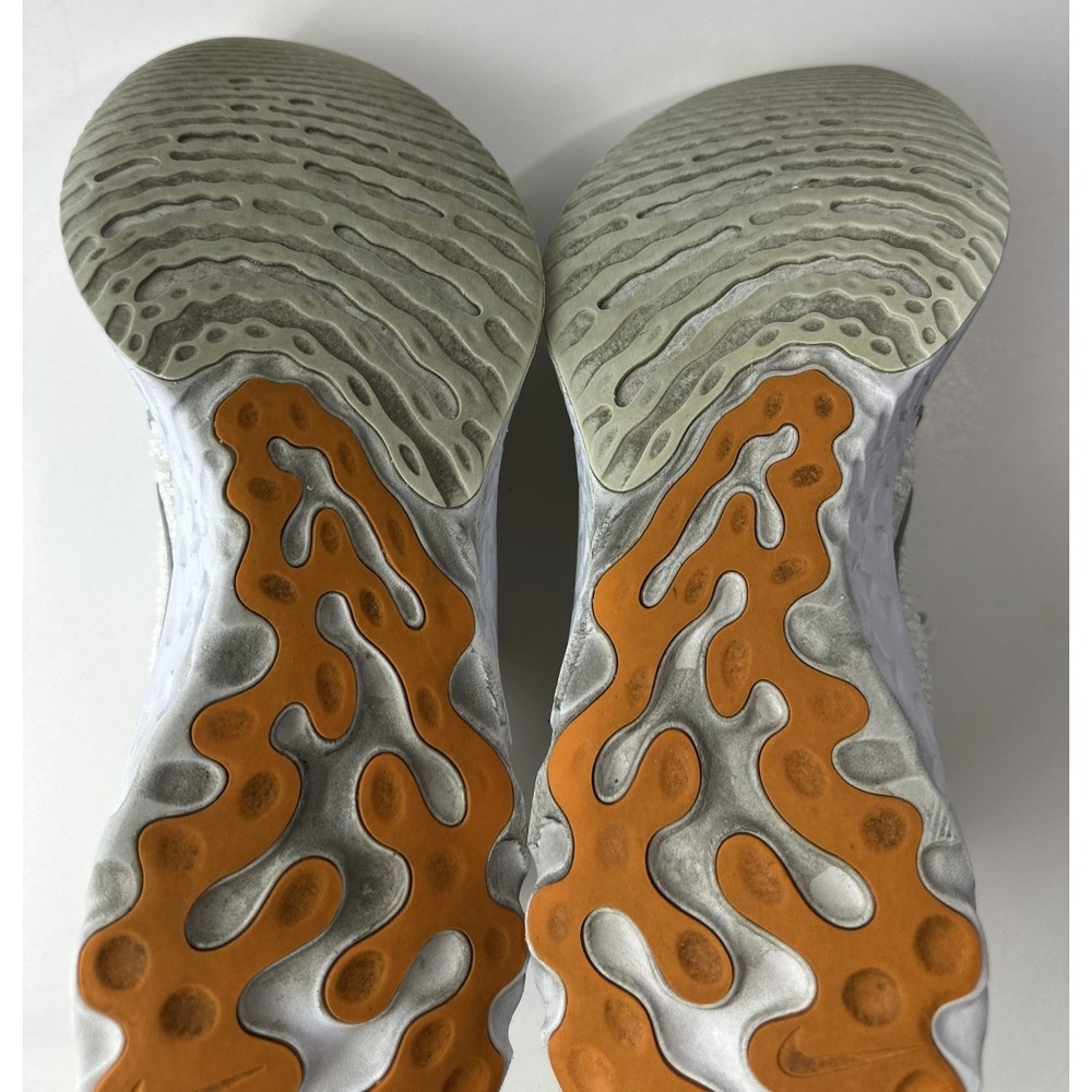 Nike React Infinity Run Flyknit 3 Shoes White Grey Kumquat Mens 11.5 DH5392-100 - Picture 14 of 16